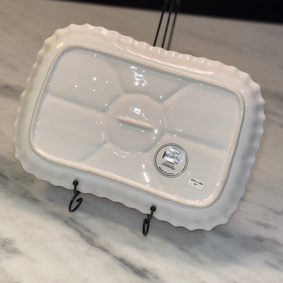 PIER 1 ONE Ice Cream Sunday Toppings Serving Tray Platter - Picture 2 of 4